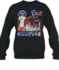 Houston astros alitove 27 and watson new texans city signature shirt 4