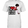 I Love Being Black Girl Heart T-Shirt
