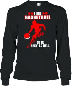 I find basketball to be sexy as hell shirt 3