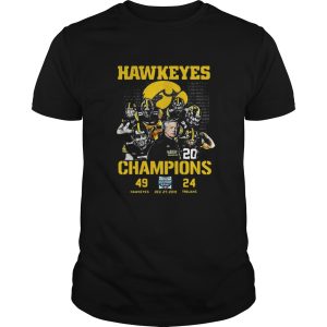 Iowa Hawkeyes Champions 2019 Holiday Bowl shirt