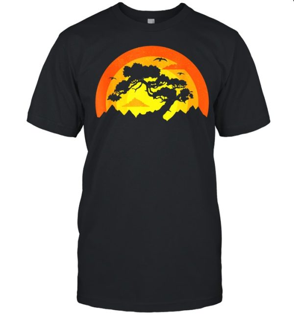 Japanese bonsai sunset Japan culture anime Shirt