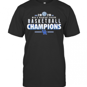 Kentucky Wildcats 2020 Sec Men’S Regular Season Basketball Champions T-Shirt