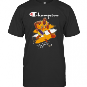 Kobe Bryant Champion Basketball Signature T-Shirt