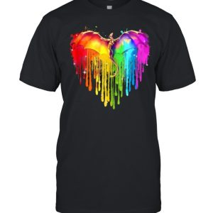 LGBT Dragon Rainbow Heart LGBT Pride Shirt