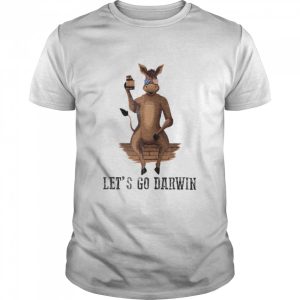 Lets Go Darwin Sarcastic US Flag Sunglass Beer Vintage shirt