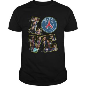 Love Paris Saint Germain Signatures shirt