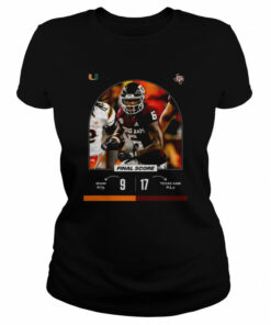 Miami 9 vs 17 Texas AampM Final Score game day 2022 shirt 2