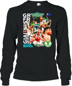 Milwuakee Antetokonmpo NBA Fear The Deer Bucks Shirt 3