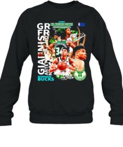 Milwuakee Antetokonmpo NBA Fear The Deer Bucks Shirt 4