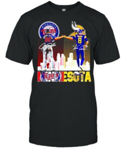 Minnesota Twins and Vikings with Donaldson and Cousins champions shirt 1