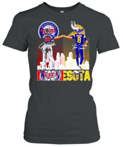 Minnesota Twins and Vikings with Donaldson and Cousins champions shirt 1 Minnesota Twins and Vikings with Donaldson and Cousins champions shirt 2