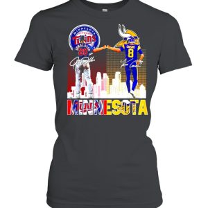 Minnesota Twins and Vikings with Donaldson and Cousins champions shirt