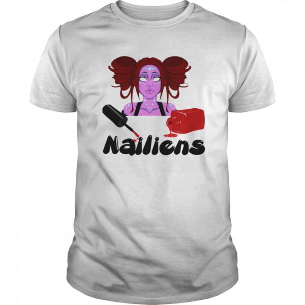 Nailiens girl happy halloween shirt