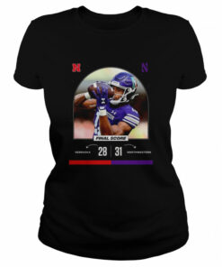 Nebraska 28 vs 31 Northwestern Final Score game day 2022 shirt 2