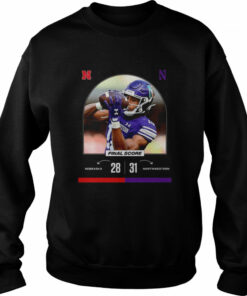 Nebraska 28 vs 31 Northwestern Final Score game day 2022 shirt 4