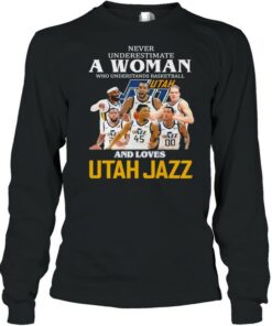 Never Underestimate A Woman Who Understands Basketball And Loves Utah Jazz Shirt 2 Never Underestimate A Woman Who Understands Basketball And Loves Utah Jazz Shirt 3