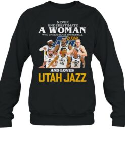 Never Underestimate A Woman Who Understands Basketball And Loves Utah Jazz Shirt 3 Never Underestimate A Woman Who Understands Basketball And Loves Utah Jazz Shirt 4