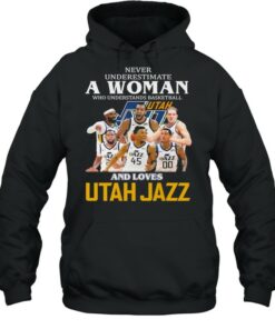 Never Underestimate A Woman Who Understands Basketball And Loves Utah Jazz Shirt 4 Never Underestimate A Woman Who Understands Basketball And Loves Utah Jazz Shirt 5