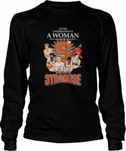 Never Underestimate a woman who understands Báketball and loves Sỷacuse shirt 2 Never Underestimate a woman who understands Baketball and loves Syacuse shirt 3