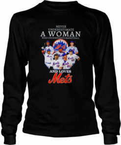 Never underestimate a woman who understands basketball and loves Mets shirt 2 Never underestimate a woman who understands basketball and loves Mets shirt 3