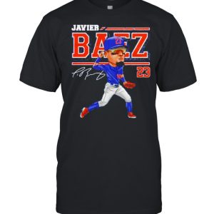 New York Baseball Javier Baez #23 cartoon shirt