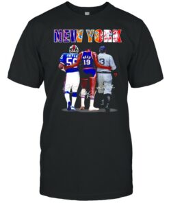New York Lawrence Taylor Willis Reed Babe Ruth shirt 1