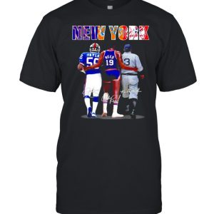 New York Lawrence Taylor Willis Reed Babe Ruth shirt