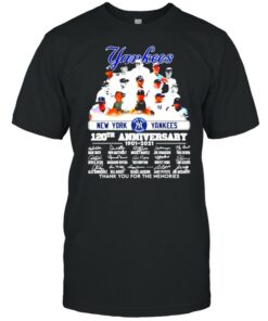 New York Yankees 120th anniversary 1901 2021 signatures shirt 1