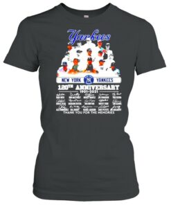 New York Yankees 120th anniversary 1901 2021 signatures shirt 2