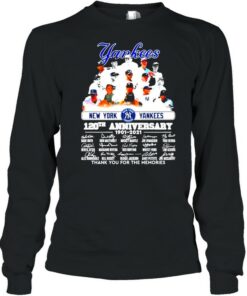 New York Yankees 120th anniversary 1901 2021 signatures shirt 3