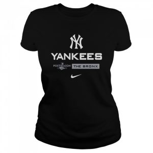 New York Yankees Nike 2022 Postseason Authentic Collection Dugout The Bronx Shirt