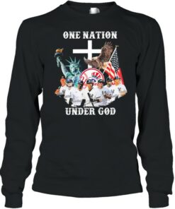 New York Yankees One Nation Under God Signatures Shirt 2 New York Yankees One Nation Under God Signatures Shirt 3
