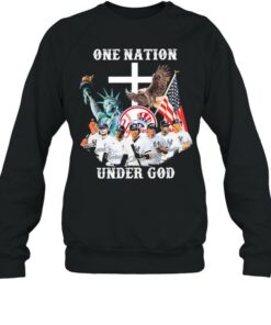 New York Yankees One Nation Under God Signatures Shirt 3 New York Yankees One Nation Under God Signatures Shirt 4
