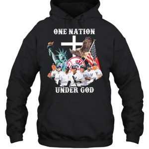 New York Yankees One Nation Under God Signatures Shirt 5