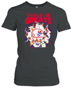 New York Yankees all time Greats all team signatures shirt 2
