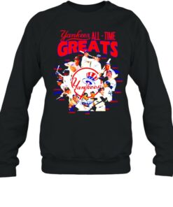 New York Yankees all time Greats all team signatures shirt 4