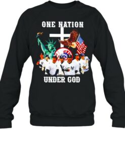 New York Yankees one nation under god shirt 4