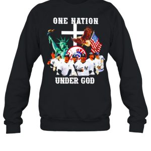 New York Yankees one nation under god shirt 4