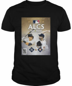 New York Yankees vs Houston Astros 2022 ALCS Matchup poster shirt 1