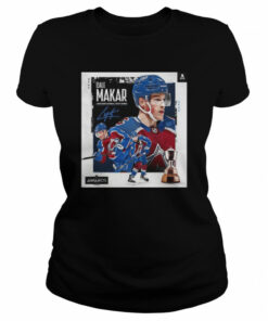 Nhl colorado avalanche cale makar the first career james norris memorial trophy shirt 2