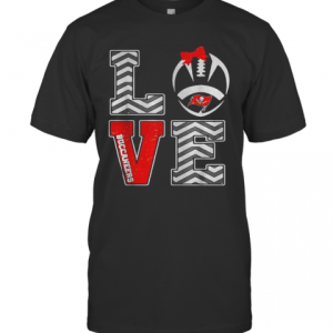 Nice Love Tampa Bay Buccaneers Logo T-Shirt