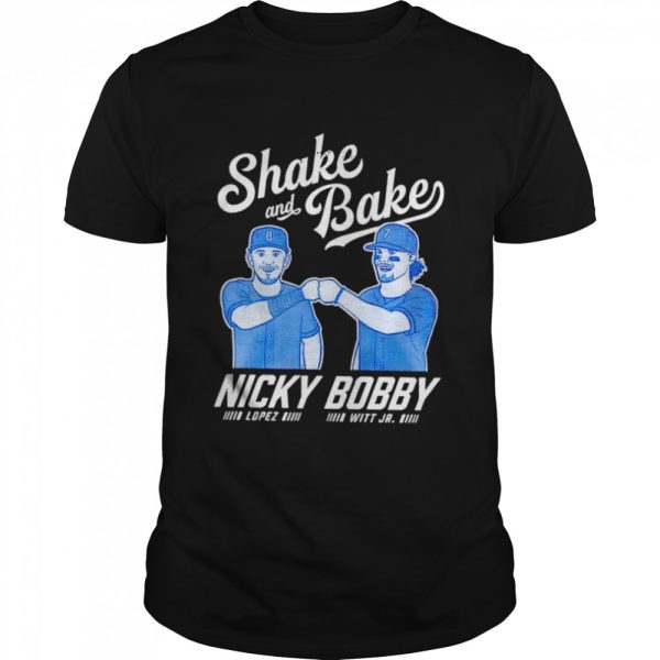 Nicky Bobby Shake and Bake Kansas City baseball shirt