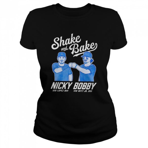 Nicky Bobby Shake and Bake Kansas City baseball shirt