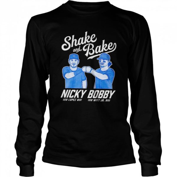 Nicky Bobby Shake and Bake Kansas City baseball shirt