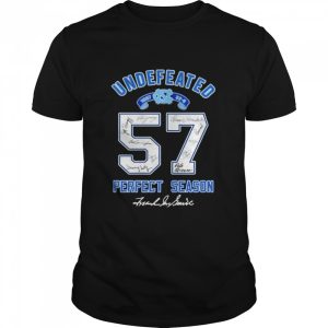 North Carolina Tar Heels undefeated perfect season shirt