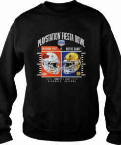 Notre Dame Fighting Irish vs Oklahoma State Cowboys 2022 Fiesta Bowl Matchup Coin Flip Shirt 4