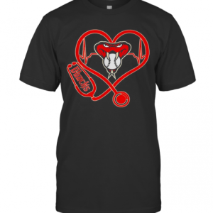 Nurse Heart Arizona Diamondbacks T-Shirt