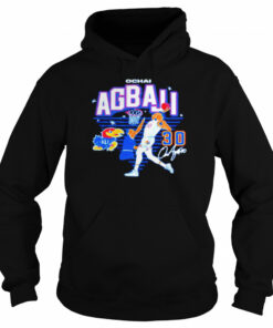 Ochai Agbaji Kansas Jayhawks Caricature Dunk Shirt 5