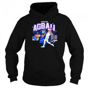 Ochai Agbaji Kansas Jayhawks Caricature Dunk Shirt 5