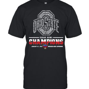 Ohio State Buckeyes sugar bowl champions 2021 mercedes benz superdome shirt